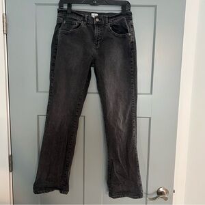 Calvin Klein Jeans Women’s Size 8 Black Denim Pants Slim Fit Mid Rise Stretch